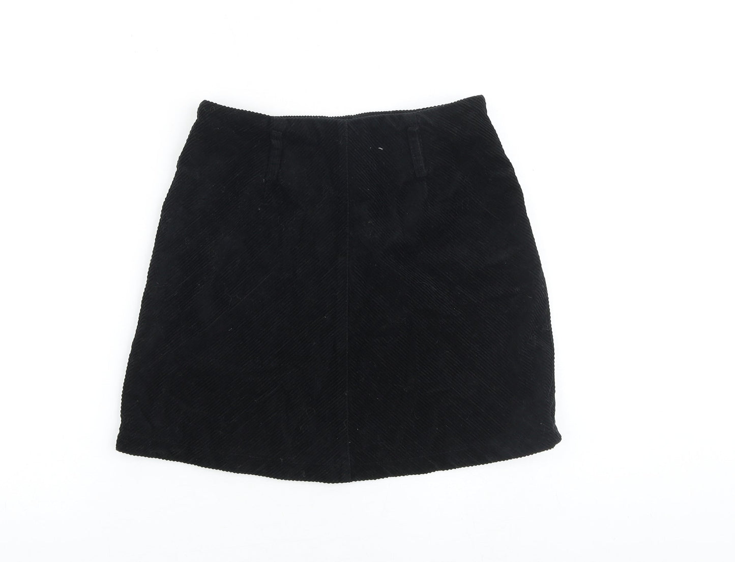 Womens UK Size 10 Denim & Co. Mini Corduroy Skirt