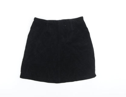 Womens UK Size 10 Denim & Co. Mini Corduroy Skirt