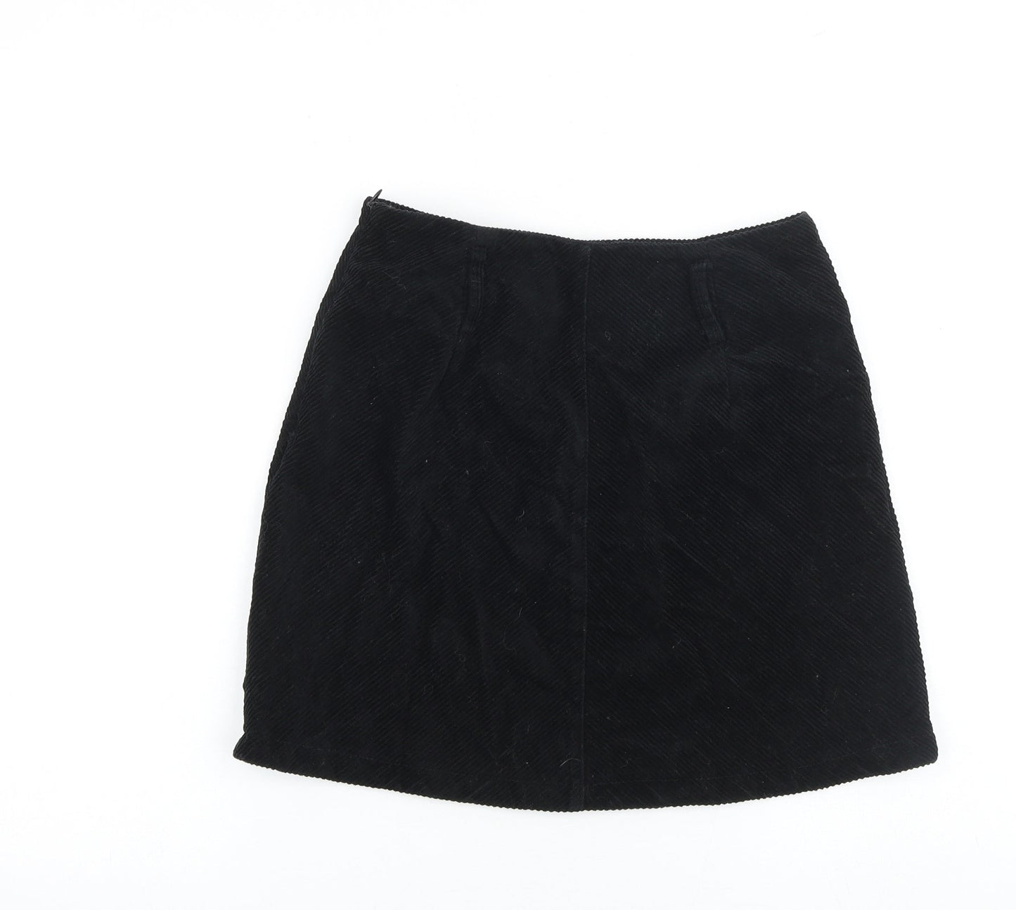 Womens UK Size 10 Denim & Co. Mini Corduroy Skirt