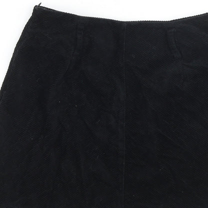 Womens UK Size 10 Denim & Co. Mini Corduroy Skirt