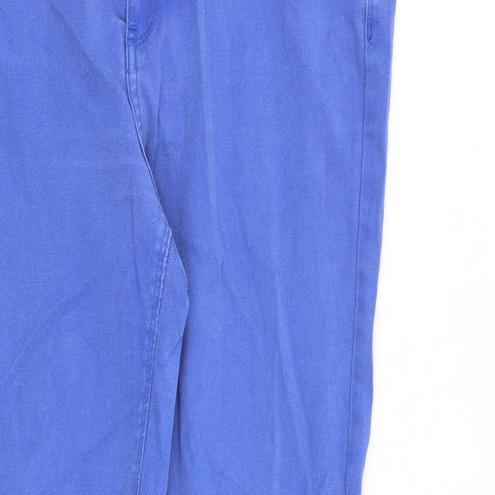 River Island Womens Blue Cotton Skinny Jeans Size 34 in L30 in Slim Zip