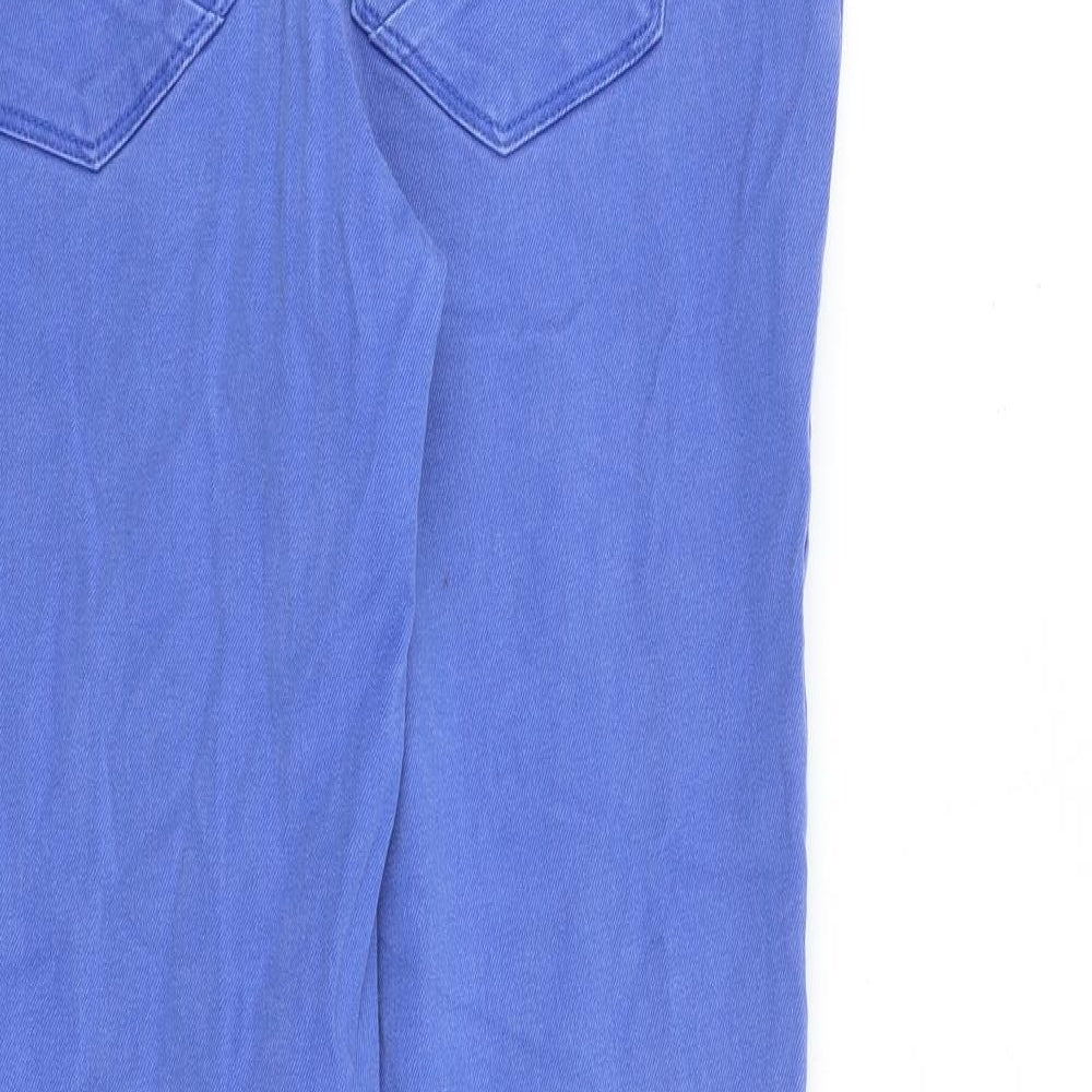 River Island Womens Blue Cotton Skinny Jeans Size 34 in L30 in Slim Zip