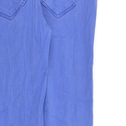 River Island Womens Blue Cotton Skinny Jeans Size 34 in L30 in Slim Zip