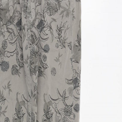 Pepe Jeans Womens Grey Floral Cotton Skinny Jeans Size 26 in L32 in Slim Zip