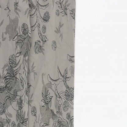 Pepe Jeans Womens Grey Floral Cotton Skinny Jeans Size 26 in L32 in Slim Zip