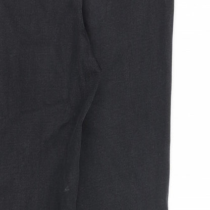 Autograph Womens Grey Cotton Skinny Jeans Size 14 L27 in Regular Zip