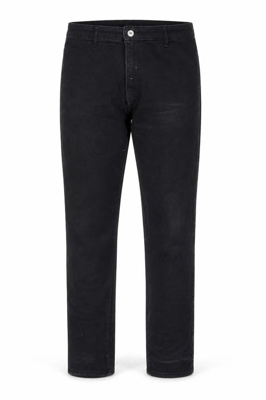 Womens UK Size 33 in H&M Regular Fit Tapered Black Jeans