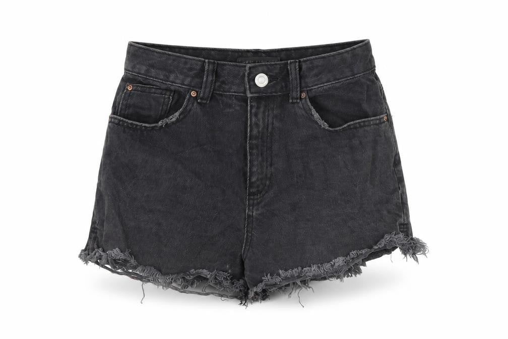 Womens UK Size 10 Denim & Co. Regular Fit Cut-Off Shorts