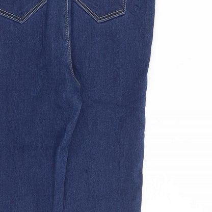 George Womens Blue Cotton Jegging Jeans Size 10 L29 in Regular