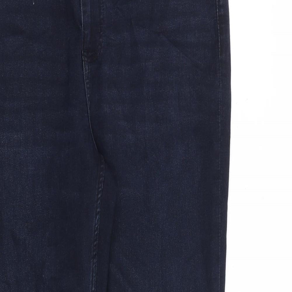 Womens UK Size 34 in Marks and Spencer Regular Fit Tapered Blue Jeans