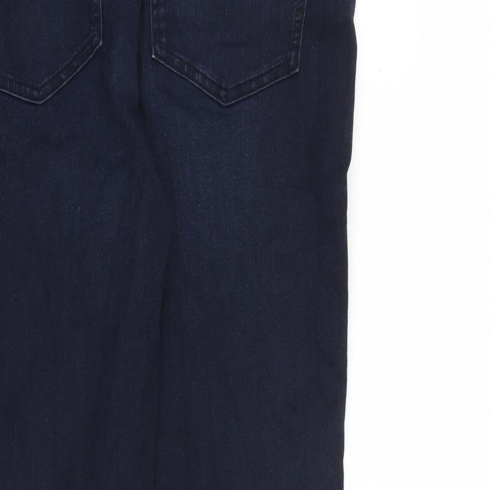 Womens UK Size 34 in Marks and Spencer Regular Fit Tapered Blue Jeans