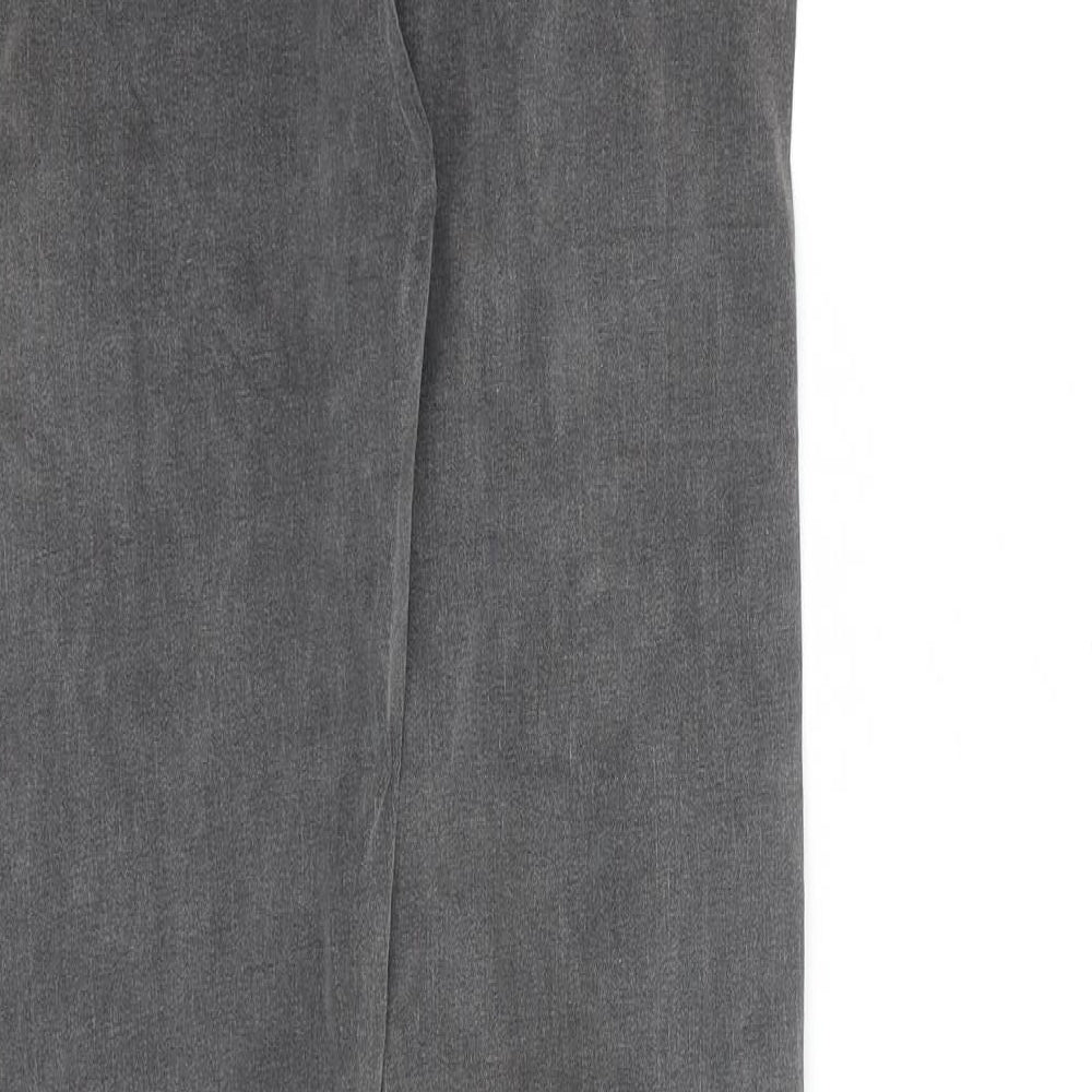 Jeans Wear Womens Grey Cotton Skinny Jeans Size 26 in L26 in Regular Zip
