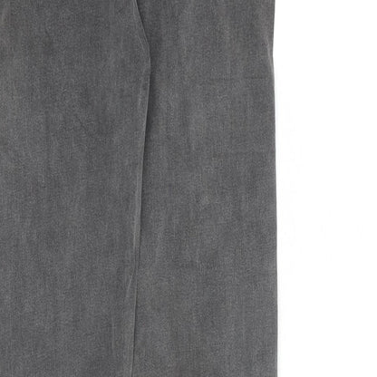 Jeans Wear Womens Grey Cotton Skinny Jeans Size 26 in L26 in Regular Zip