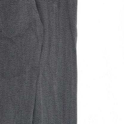 Denim & Co. Womens Grey Cotton Tapered Jeans Size 12 L29 in Regular