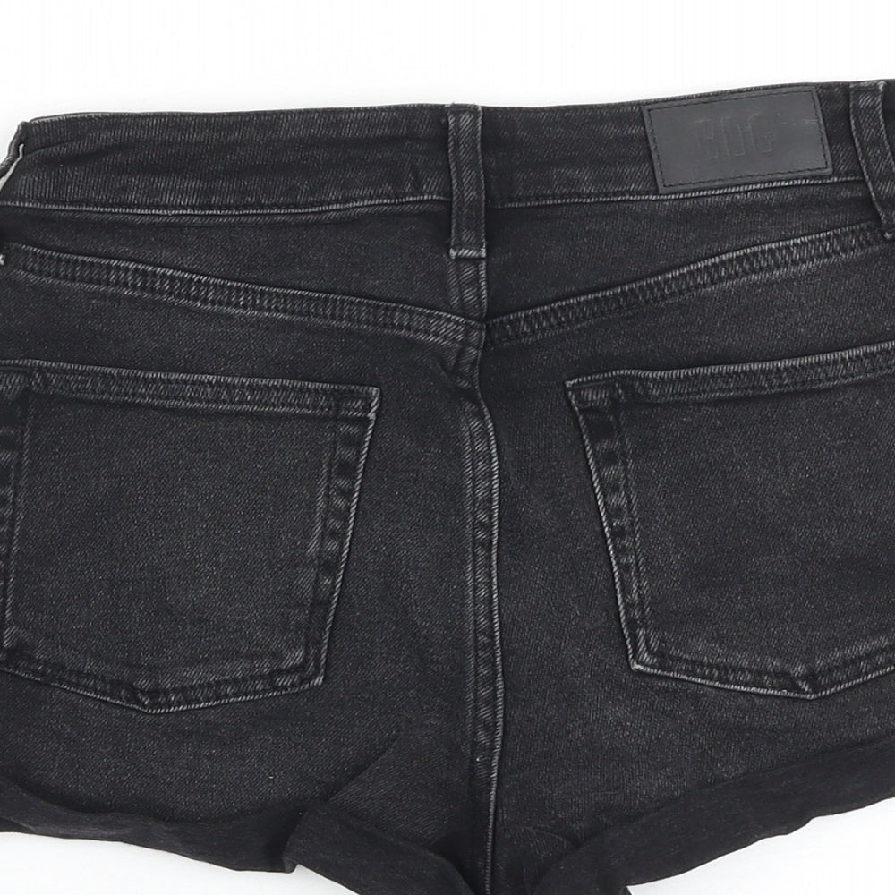 BDG Womens Black 100% Cotton Hot Pants Shorts Size 26 in Regular Zip