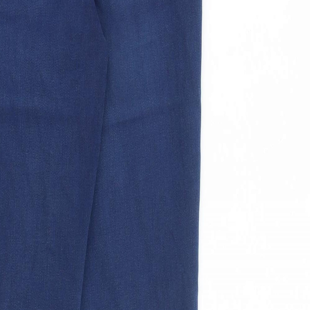 blue73 Womens Blue Cotton Skinny Jeans Size 8 L29 in Slim Zip