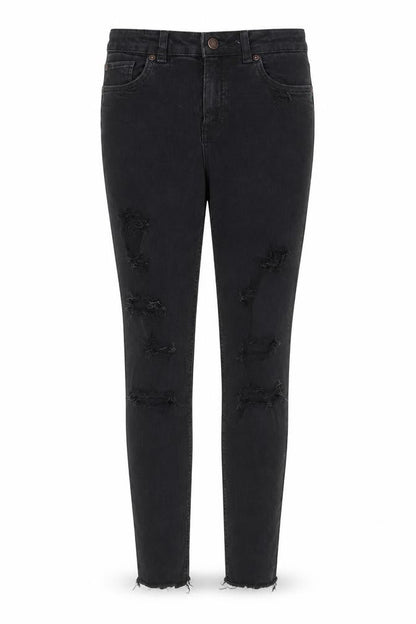 Womens UK Size 10 New Look Slim Fit Skinny Black Jeans