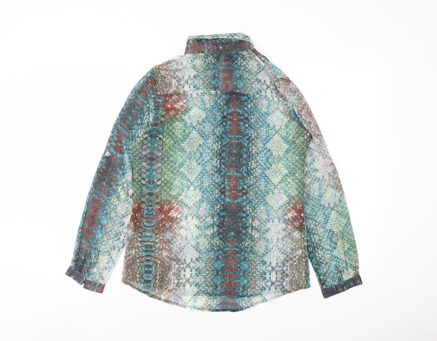 Womens UK Size S Goldie Multicoloured Basic Button-Up