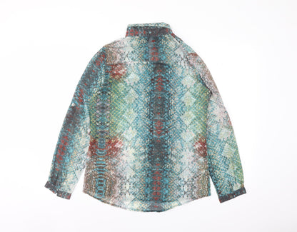 Womens UK Size S Goldie Multicoloured Basic Button-Up