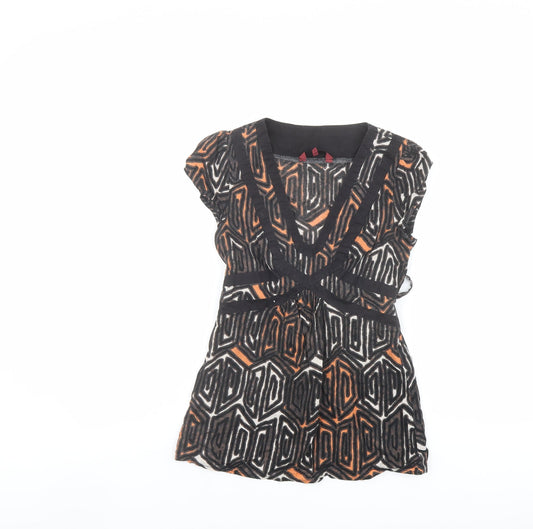 Womens UK Size 8 John Richmond Multicoloured Basic T-Shirt