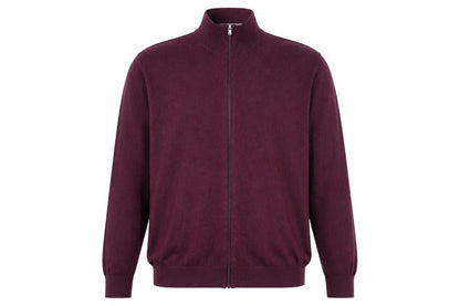 Mens UK Size L Burton Purple Full Zip Jumper