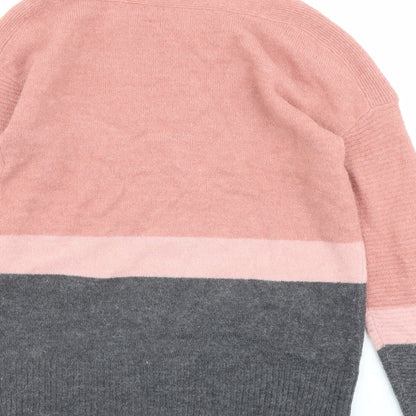 Womens UK Size XS NEXT Pink Pullover Jumper