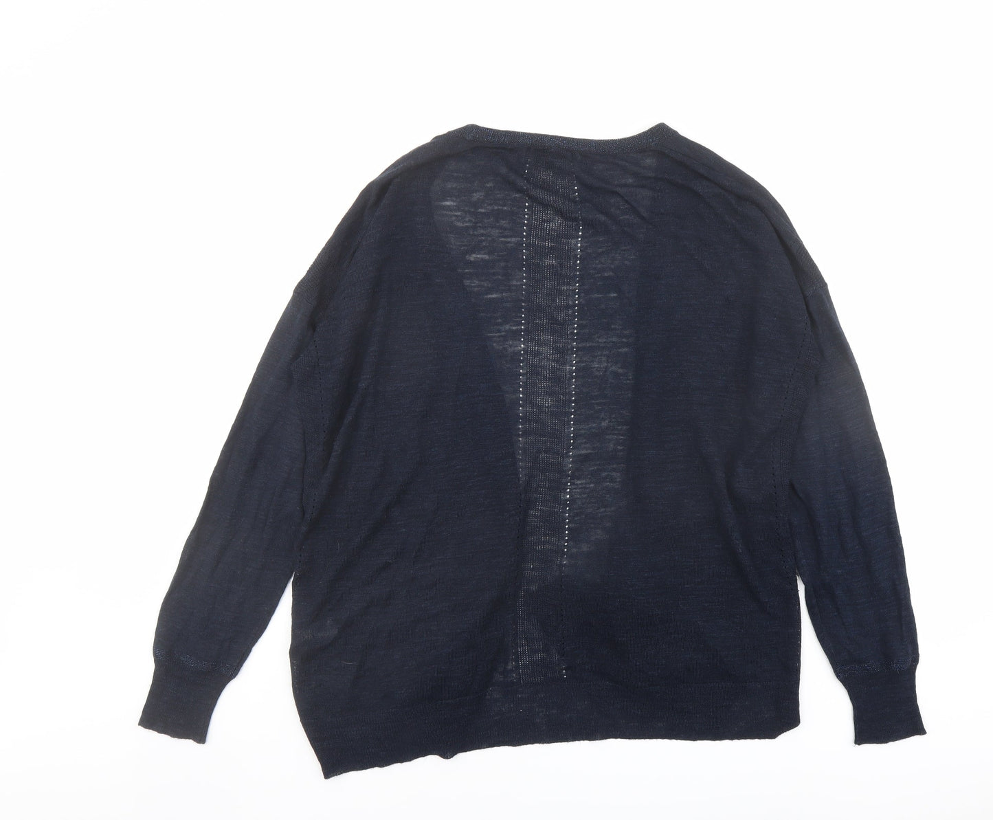 Womens UK Size 12 NEXT Blue Cardigan Jumper