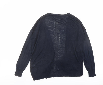 Womens UK Size 12 NEXT Blue Cardigan Jumper