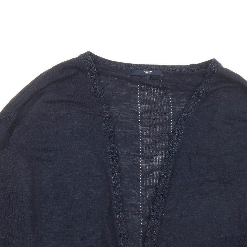 Womens UK Size 12 NEXT Blue Cardigan Jumper