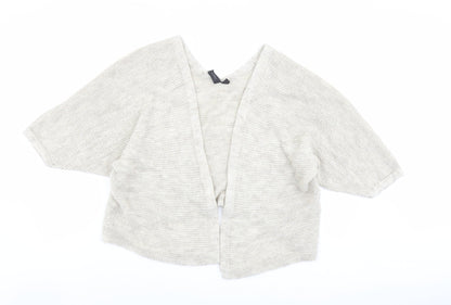 Womens UK Size 10 Izabel Beige Shrug Jumper