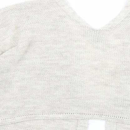 Womens UK Size 10 Izabel Beige Shrug Jumper