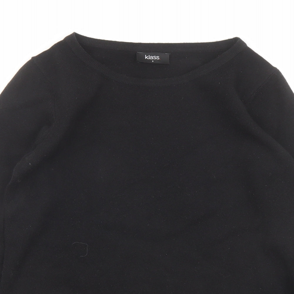 Womens UK Size S Klass Black Pullover Jumper