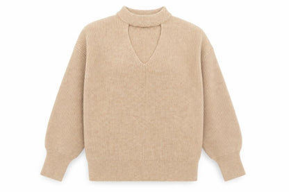 Womens UK Size 14 Friends Like These Beige Pullover Jumper