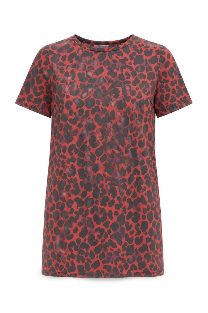 Womens UK Size S Zara Red Basic T-Shirt