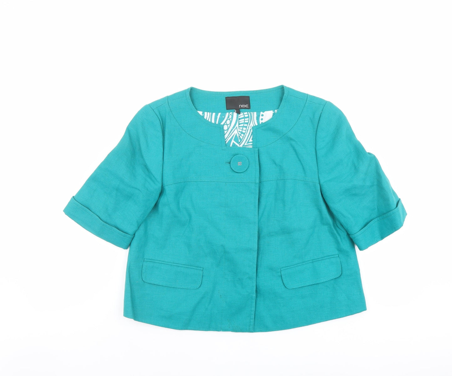 Womens UK Size 10 NEXT Green Jacket