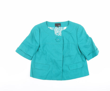 Womens UK Size 10 NEXT Green Jacket