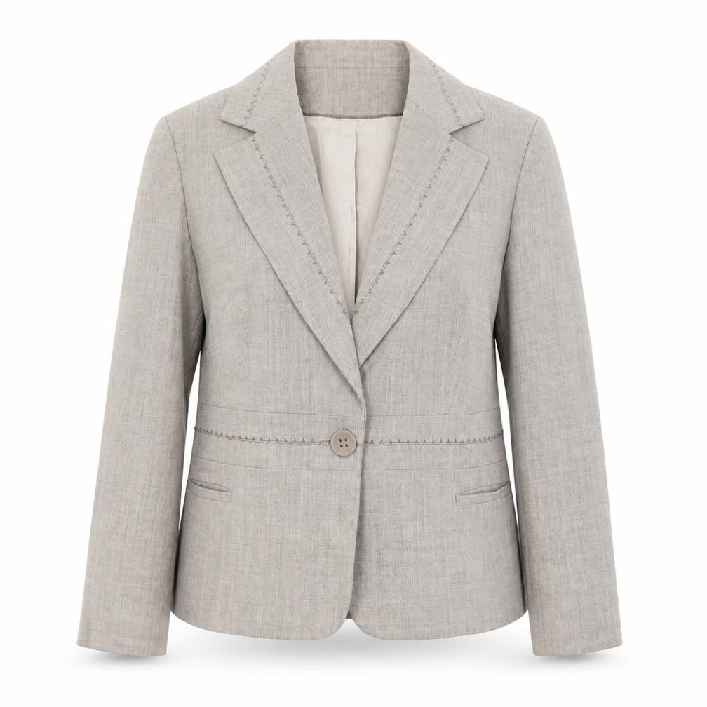 Womens UK Size 16 Marks and Spencer Regular Beige Blazer