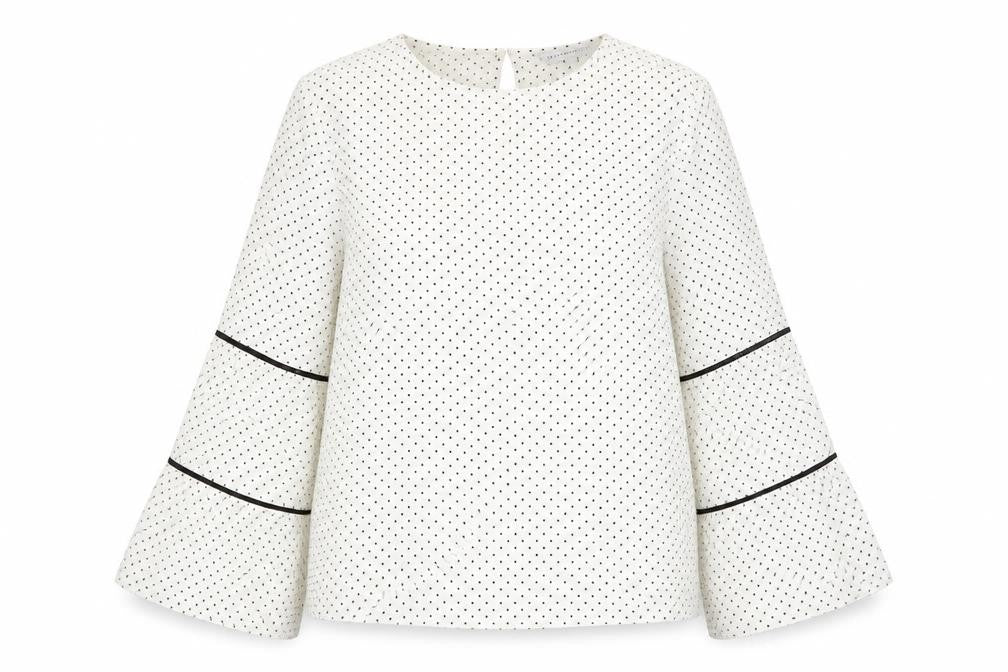 Womens UK Size 12 Warehouse White Basic Blouse