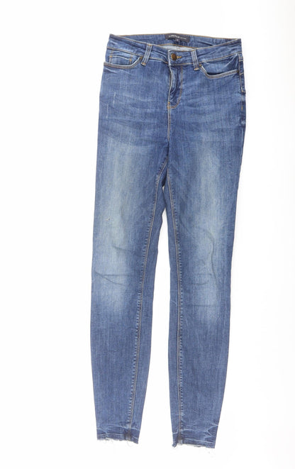 Womens UK Size 8 Marks and Spencer Regular Fit Skinny Blue Jeans