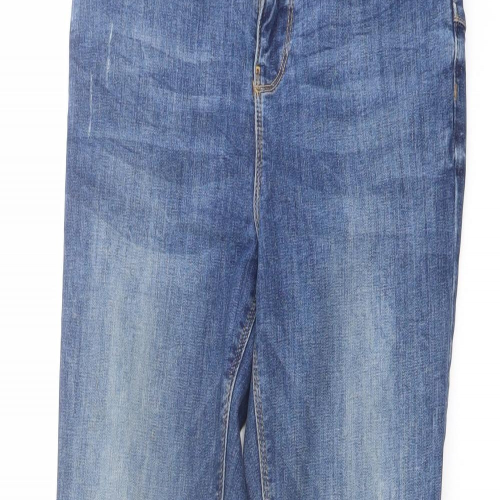 Womens UK Size 8 Marks and Spencer Regular Fit Skinny Blue Jeans
