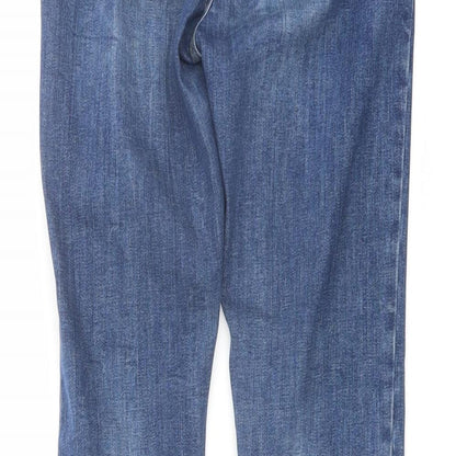 Womens UK Size 8 Marks and Spencer Regular Fit Skinny Blue Jeans