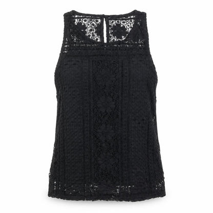 Womens UK Size 10 New Look Black Basic Tank