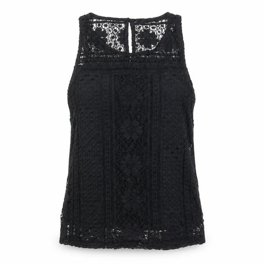 Womens UK Size 10 New Look Black Basic Tank