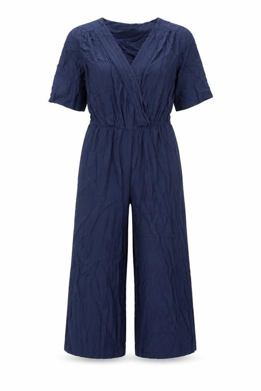 Womens UK Size 8 Marks and Spencer One-Piece Blue Jumpsuit
