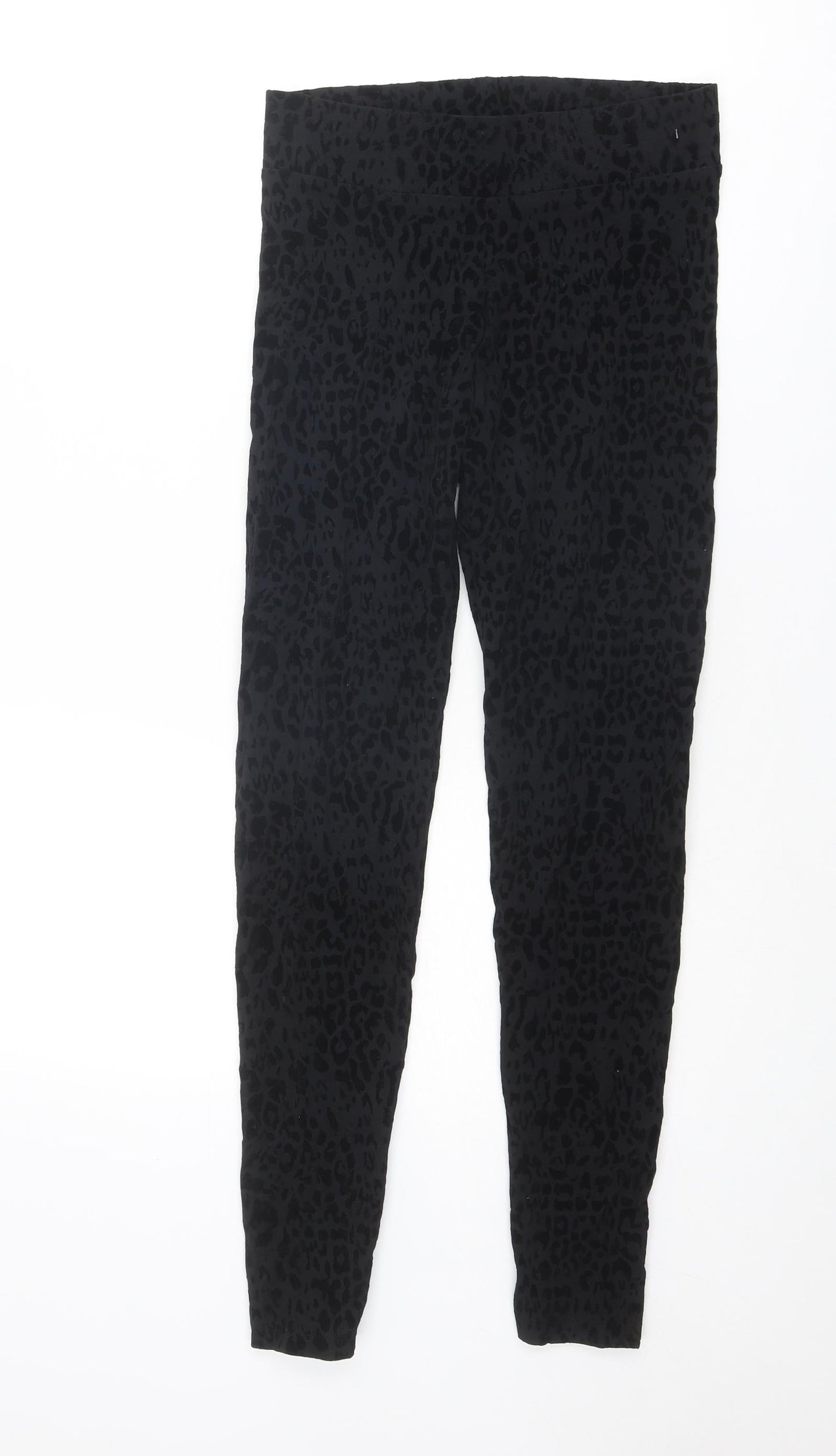 Womens UK Size 8 Marks and Spencer  Carrot Black Leggings