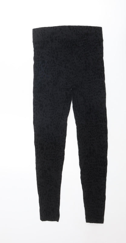 Womens UK Size 8 Marks and Spencer  Carrot Black Leggings