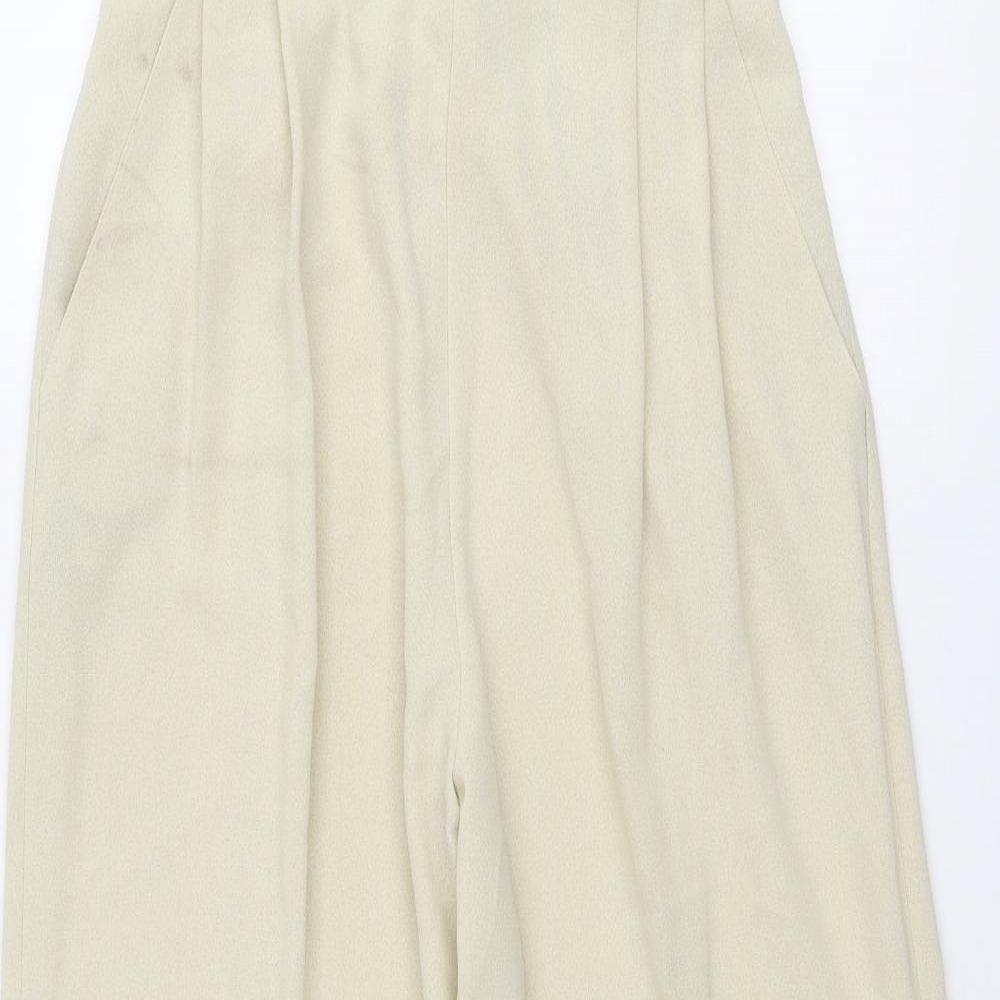 Jessica Reid Womens Beige Polyester Dress Pants Trousers Size 14 L29 in Regular