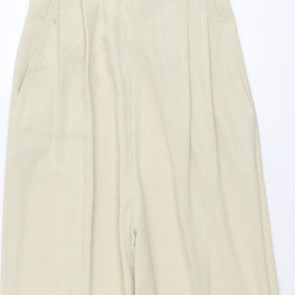 Jessica Reid Womens Beige Polyester Dress Pants Trousers Size 14 L29 in Regular