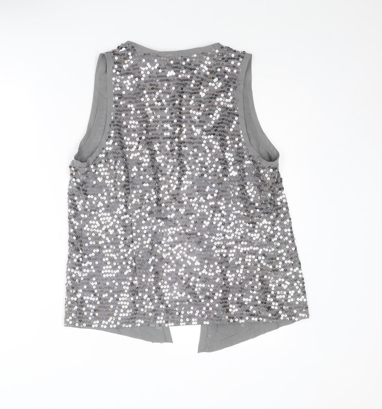 Womens UK Size M Isabella Oliver Silver Basic Blouse