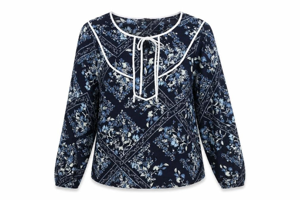 Womens UK Size 10 Marks and Spencer Blue Basic Blouse